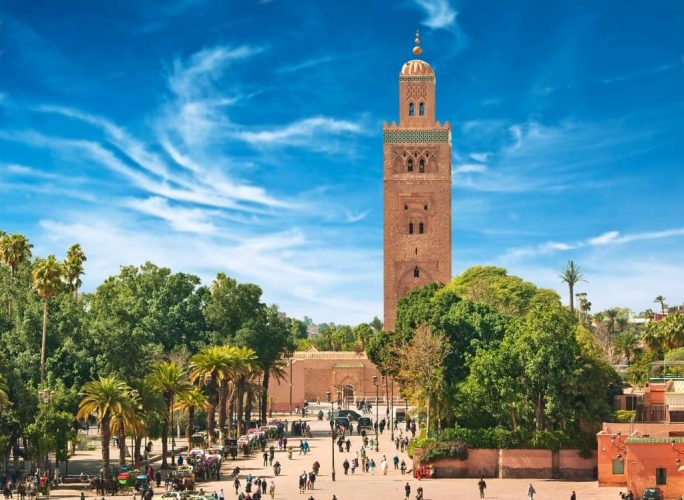 Vacances Marrakech pas cher  hôtel, vol A/R 221 € départ de Montpellier en août